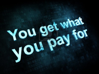 Read more about the article Service: You Get What You Pay For…
